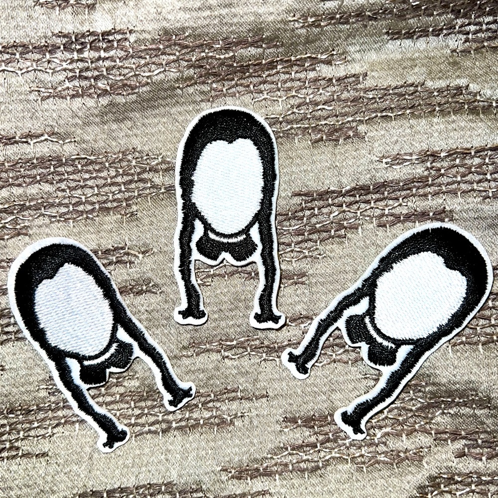 3 Wednesday Addams patches